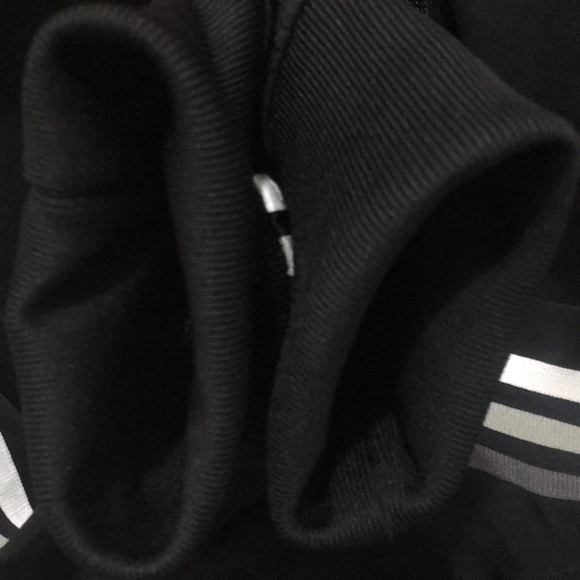 Adidas Ultrastar Black Track Jacket Sweat Warmup Jogging Leisure Suit EUC - Picture 7 of 7